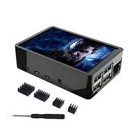 ZIYUMI For Raspberry Pi 4 Display Case, 3.5 Inch Touch Screen TFT LCD Display with Case 320x480 Pixel Monitor for Raspberry Pi 4/4B[4X Heat Sink, Touch Pen]