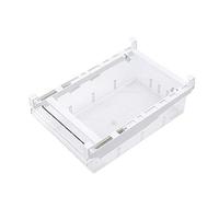 ZIYUMI Fridge Drawers Organiser, Plastic Fridge Storage Box 4/8 Dividers Fridge Freezer Shelf Holder Extendable Drawer Space-Saving, Clear 1 Grille