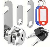 ZiYuya Cerradura de buzón con diferentes claves, Bloqueo del cerradura armario cajon Cerradura del Gabinete Dibujar bloqueo Cerradura de cámara Dresser lock cerradura tubular (16mm)