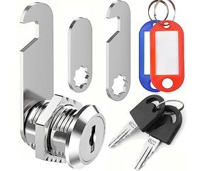 ZiYuya Cerradura de buzón con diferentes claves, Bloqueo del cerradura armario cajon Cerradura del Gabinete Dibujar bloqueo Cerradura de cámara Dresser lock cerradura tubular (20mm)