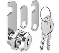 ZiYuya Cerradura de buzón con diferentes claves, Cerradura de cámara del Gabinete Bloqueo del buzón Cerradura de cajón Dresser lock Cerradura de puerta del armario Taquilla de muebles (16MM)