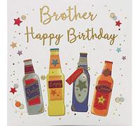 ZIZI Ltd ZIZI Cards - Tarjeta de cumpleaños para hermano (138 mm cuadrados)