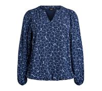 Zizzi Blusa 'Cabine' navy / blanco XL-XXL EUR