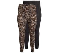 Zizzi Leggings marrón claro / marrón oscuro / negro 5XL-6XL EUR