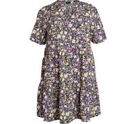 Zizzi Túnica 'VANNI' ecru / verde / lila / negro 7XL-8XL EUR