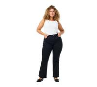 Zizzi Vaqueros para mujer tallas grandes - Ellen High Waist Bootcut Jeans con elástico - Pierna acampanada - Pantalones vaqueros de algodón de 5 bolsillos - Pantalones vaqueros talla grande 42-56
