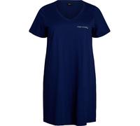 Zizzi Vestido 'Malba' azul / blanco 42-44 azul / blanco