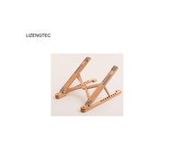 (ZJ01 Legno di Faggio) Supporto per laptop pieghevole in legno adatto per notebook da 11 a 17 pollici,