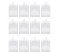 ZJchao 12 PC STAND UP Plastic Clear Packaging Bag Vacío Viaje de Viaje Líquido Bolsa Cosmética Bolsa de Almacenamiento de Lotión Cosmética para Viajar para Viajar (20/15/6 100.00)