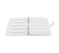 ZJchao 150 Piezas Libro de Exhibición de Color de Uñas Portatarjetas de Esmalte de Uñas Catálogo de Sombras de Diseño No Magnético Extraíble con Plástico de Acero Inoxidable para