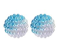 ZJchao 200 Cuentas en Forma de Arándano Perladas de Color Degradado con Agujeros para Hacer y Decorar Joyas DIY (#2)
