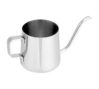 ZJchao 250 Ml/350 Ml de Maceta de café de Goteo de Acero Inoxidable, Herramienta de té de Copa de Tetera, Acero Inoxidable 304, Ergonómico, Pico Largo de Cuello de Cisne, Flujo de (350ML)