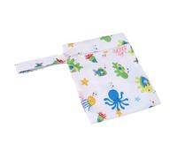 ZJchao 3 Piezas de Bolsas Secas Húmedas de Agua con Cierre de Cremallera Reutilizable para Traje de Pañales de Tela Estampada Ropa Húmeda (B17)