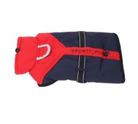 ZJchao Abrigo Cálido para Perros, Resistente Al Agua, Ajuste Ajustable, Tira Reflectante Segura, Chaleco para Perros, Tiras Reflectantes para Caminar en Invierno (M)