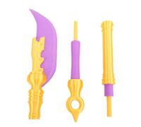 ZJchao Accesorio Ligero para Cosplay de Espada de Witcher Impreso en 3D, con Pantalla a Todo Color, Grabados Precisos y Diseño Vívido para Fotografía de Convenciones de Juegos de rol de