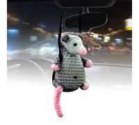 ZJchao Accesorios para Colgar en el Espejo del Coche, Decoración del Coche, Retrovisor del, Decoración Interior, Zarigüeya, Adorno Colgante para el, Espejo Retrovisor, Accesorios para Colgar, (B)