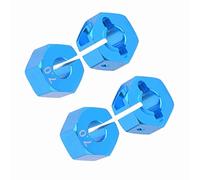 ZJchao Adaptador de Transmisión de Bujes Hexagonales de Rueda 4 Piezas 12 Mm 7.0 Adaptador de Transmisión Hexagonal de Rueda Hub Accesorio de Vehículo Modelo RC con Pasadores y Tornillos Tuercas