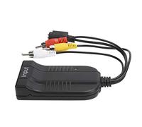 ZJchao Adaptador de Vídeo HDMI a AV/CVBS/S, Convertidor de Cable de y Vídeo Compuesto, Soporte 1080P