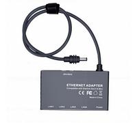 ZJchao Adaptador Ethernet de 4 Puertos para Gen3 Mini Gigabit Network Hub Switch Splitter con Plug and Play Internet Estable de Alta Velocidad para RV Camping Home Office