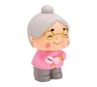 ZJchao Adornos para Pastel de Pareja de Ancianos Figuritas de Pareja de Ancianos Estatua de Abuelos Amorosos Decoración para Pastel Lindo Adorno de de Dibujos Animados para (abuela de plastico)