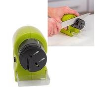 Zjchao Afilador Cuchillos Electrico, Piedra De Afilar Rápido Riel Guía Integrado La Máquina Afiladora De Cuchillos Eléctrica Puede Afilar Cuchillos Tijeras Destornilladores Fácil De Limpiar Y Guardar