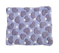 ZJchao Almohadilla Cálida para hámster: Suave, Cómoda y Acogedora Almohadilla para Dormir de Invierno para Hámsteres, Conejos y Chinchillas en Marrón (Amor Morado)