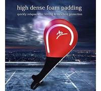 ZJchao Almohadilla de Entrenamiento de Artes Marciales para Kickboxing, Karate y Taekwondo, Práctica de Patadas Altas y Bajas, Esponja Suave de PU Roja (Rojo)