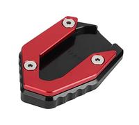 ZJchao Almohadilla de Soporte para Motocicleta, Soporte para Motocicleta, de Estacionamiento, Extensión de para, Lateral Antideslizante, Apto para MT 09/FZ 09/FJ 09 (rojo)