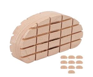 ZJchao Almohadillas de Madera para Pezuñas de Caballo, Solución de Recuperación de Recorte Transpirable, para Ganado y Caballos, 10 Uds.
