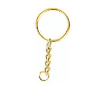 ZJchao Anillos de Salto, 100 Piezas con Aleación, Llavero de Llave de Material de Hierro para Viajar