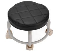 ZJchao Asiento Rodillo Moderno Moderno ASPACIO, Flexible de 360 Grados Giratorios de Taburete bajo Enrollamiento con Ruedas para el SPA de Salón de la Oficina en Casa, Prueba de