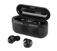 ZJchao Auriculares Inalámbricos, Pantalla Digital LED Táctil, Auriculares 5.1, Auriculares Binaurales, Auriculares para Correr, Entrenar