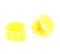 ZJchao Bandas de Piernas de Codorniz, 200 Piezas de Palomas de 10 Mm sin Palabras de Pájaros Aves de Corral de Pájaros de Identificación de con 0,4 X 0,3 Pulgadas de Bandas de Piernas Avícolas para