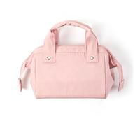 ZJchao Bolsa de Almuerzo Aislada, Tela Oxford de Primera Calidad, Resistente Al Desgaste, Lonchera Térmica a Prueba de Agua con Forro de Papel de Aluminio para el Trabajo Escolar, (Rosa claro)
