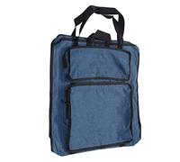 ZJchao Bolsa de Arte, Bolsa de Cartera de Arte de Lona con Carpeta de de Gran Capacidad para Suministros de Almacenamiento (Blue)