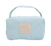 ZJchao Bolsa de Maquillaje de Pana, Bolsa Cosmética de Oso Lindo con Asa Suave para Viajar (Blue)