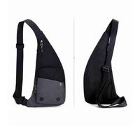 ZJchao Bolsos Bandolera para Hombres, Bolso para Hombre con Cierre de Túnel, Bolso Bandolera con Cremallera Exterior, Bolso Bandolera para Viajes, Senderismo Al Aire (Grey)