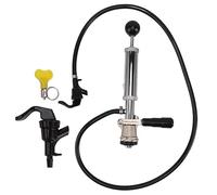 ZJchao Bomba de Barril de Cerveza, Grifo de Picnic de Cerveza, Cuerpo Cromado con Manguera de Grifo, D de 4 Pulgadas para Eventos de Picnic de Fiesta de Barriles Coors Molson