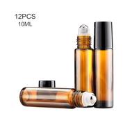 ZJchao Botella de Rodillo Vidrio Esencial Aceite Esencial Material de Empaquetado Cosmético para una Muestra de Perfume de Viaje 5 Ml 10ml 12 Botellas de Perfume Vacías (14/10/9 434.00)