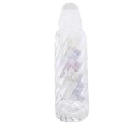 ZJchao Botellas de óleo Esenciales Botellas en Botellas Bottillas de Bola de Aceite Esencial 10 Ml de Vidrio Corrosión Protección UV a Prueba de Fugas (Botella de grava de bola de luciérnaga colorida)