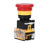 ZJchao Botón de Emergencia, Interruptor de Botón de Enganche de 22 Mm, Interruptor de Transferencia de 3 Piezas 440 V 10 A para Diversas Aplicaciones