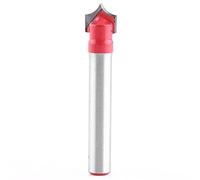 ZJchao Broca de Enrutador de Grabado 3D de 6 Mm Vango de 6 Mm, Herramienta de Talla de Carpintería con Punta de Aguja de Ranura V con Aleación Sólida para Acrílico MDF PVC (Diámetro de la cuchilla