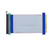 ZJchao Cable PCIe Riser, 19cm 16x Soft Flat PCIe Extension Cable Port Extension de Extensión