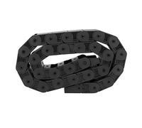 ZJchao Cadena Portacables, Cable de Cadena de Arrastre Portador de 1 Metro, Cable de Llavero de Alambre R38 de Nailon Negro Portador de Alambre de de Arrastre para Impresora 3D Máquina Fresadora CNC