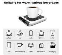 ZJchao Calentador de Tazas de café 3 Configuraciones de Temperatura Calentador de Tazas USB Posavasos Calefactor Calentador de Bebidas Calientes con Sensor de Gravedad y Apagado (Colores Variados)