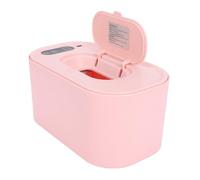 ZJchao Calentador de Toallitas para Bebés, Parte Superior Calefactora Portátil 2 en 1 con Diseño de Retorno Automático, Pantalla Digital, Capacidad para 80 Toallitas con Ajuste de (PINK)