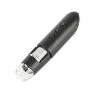 ZJchao Cámara de Microscopio Digital, Definición Fuente de Luz Auxiliar LED con Cargador USB WiFi 500X Detector de Cuero Cabelludo Microscopio Digital de Mano para Diagnóstico de Piel