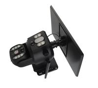 ZJchao Cámara de Seguridad de 8MP 4K con Energía Solar con Lente Dual, Visión Nocturna a Todo Color, Audio Bidireccional, Detección de Movimiento Inteligente y Acceso Multiusuario para Vigilancia en