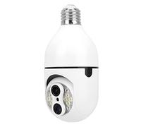 ZJchao Cámara de Vigilancia WiFi para Exteriores, 2MP, 2 Bandas, de 360 Grados, 1080P, Sensor de Movimiento, Visión Nocturna en Color
