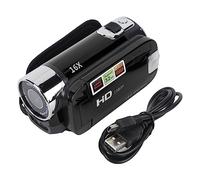 ZJchao Cámara DV 4K 48mp Pantalla Giratoria Tft De 2,7 Pulgadas, Zoom Digital De 16x, 48mp DV Cámara De Video con Cable USB, HD Output, Luz De Relleno Frontal, con Una Claridad